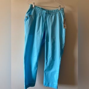Scrub pants, turquoise, size M.